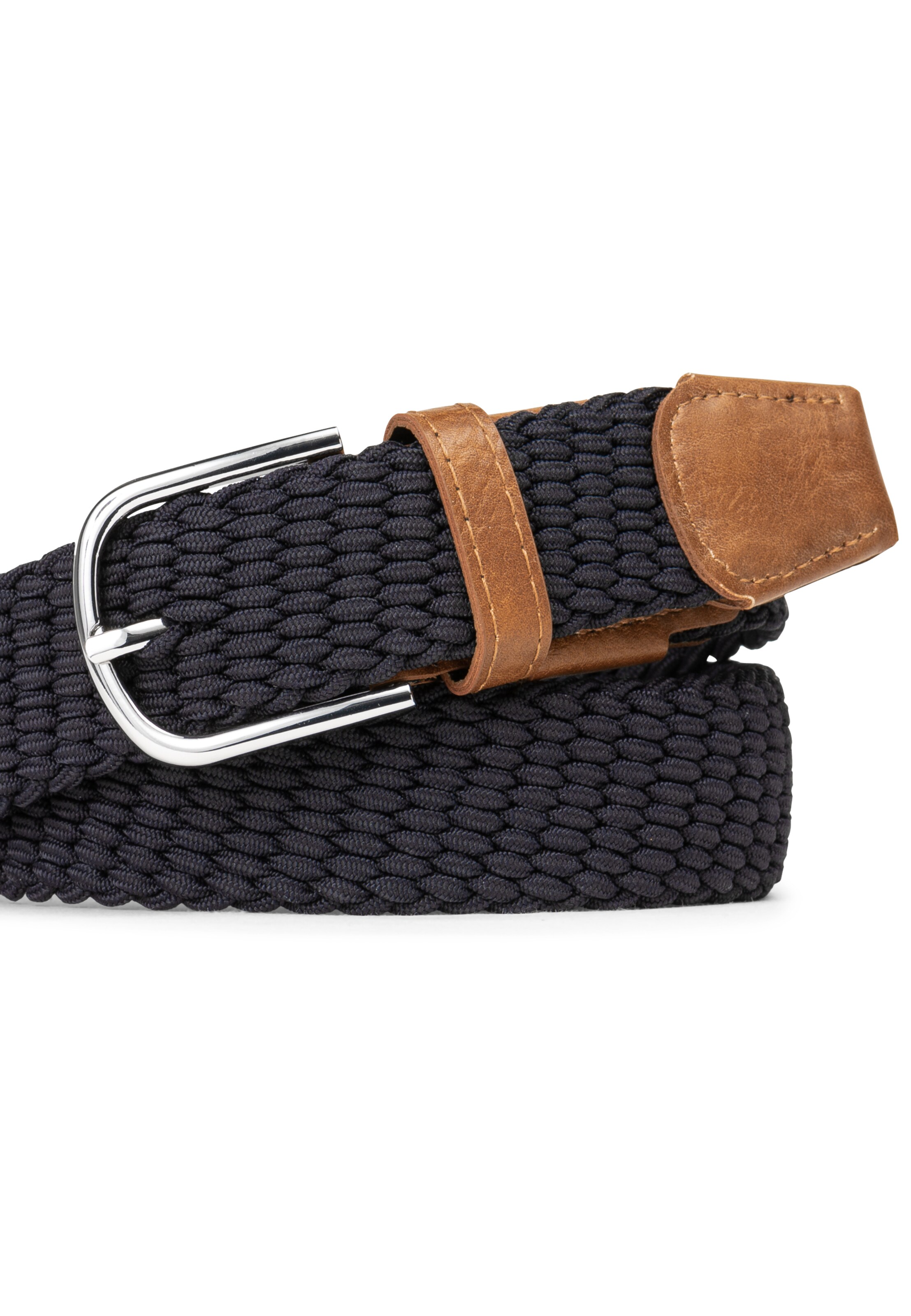 INDICODE JEANS Gürtel 'Alvin' in Blau: Vorderseite