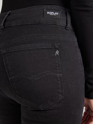 REPLAY Flared Jeans 'NEWLUZ' in Black