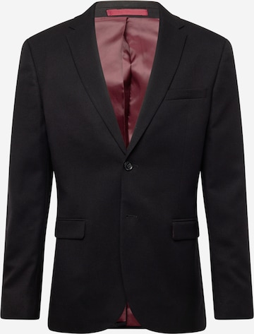 Coupe slim Veste de costume TOPMAN en noir : devant