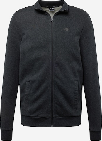 4F Sports sweat jacket in Grey: front