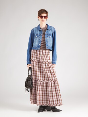 Monki Between-season jacket in Blue