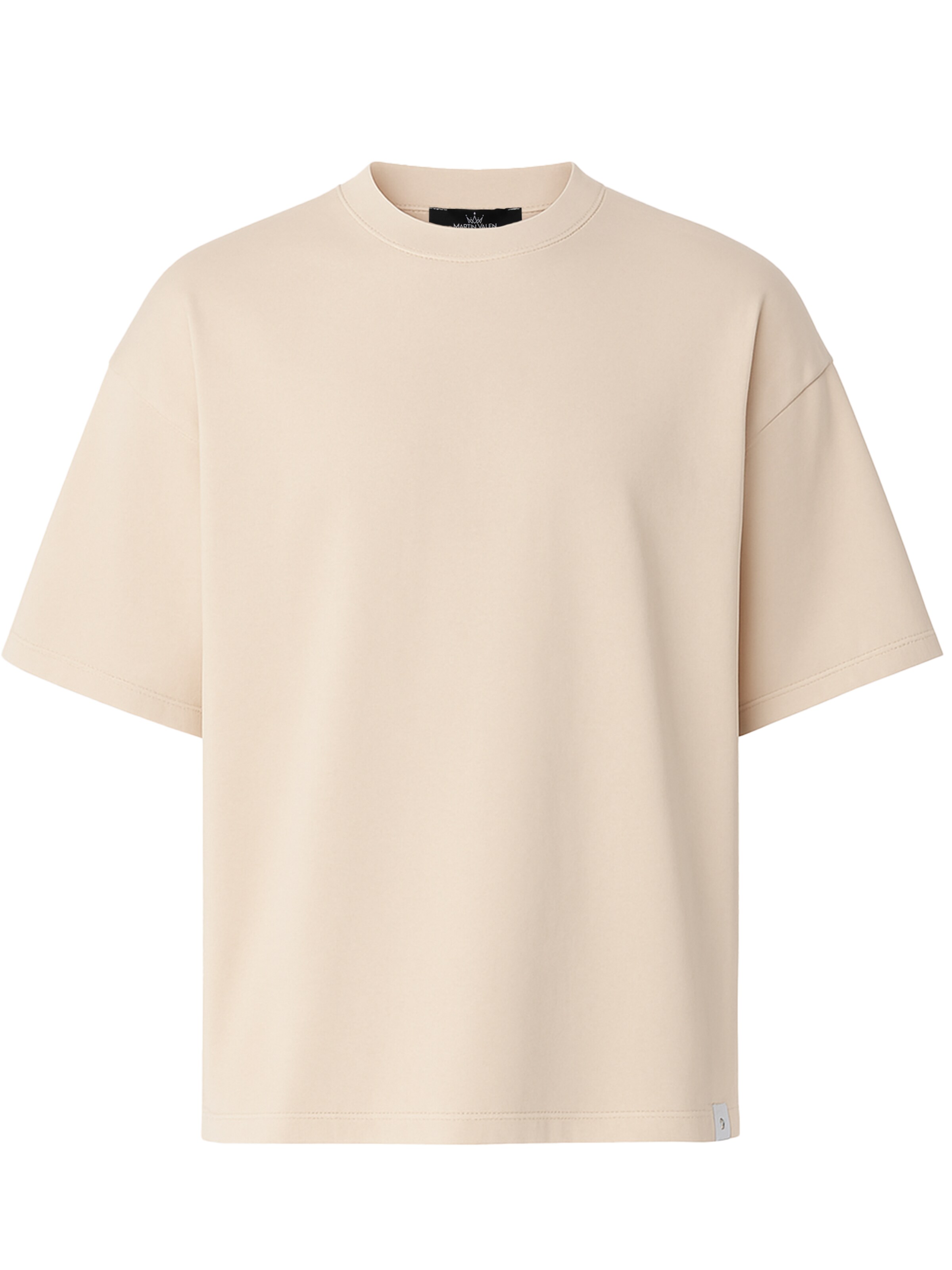 MARTIN VALEN Shirt in Beige: voorkant