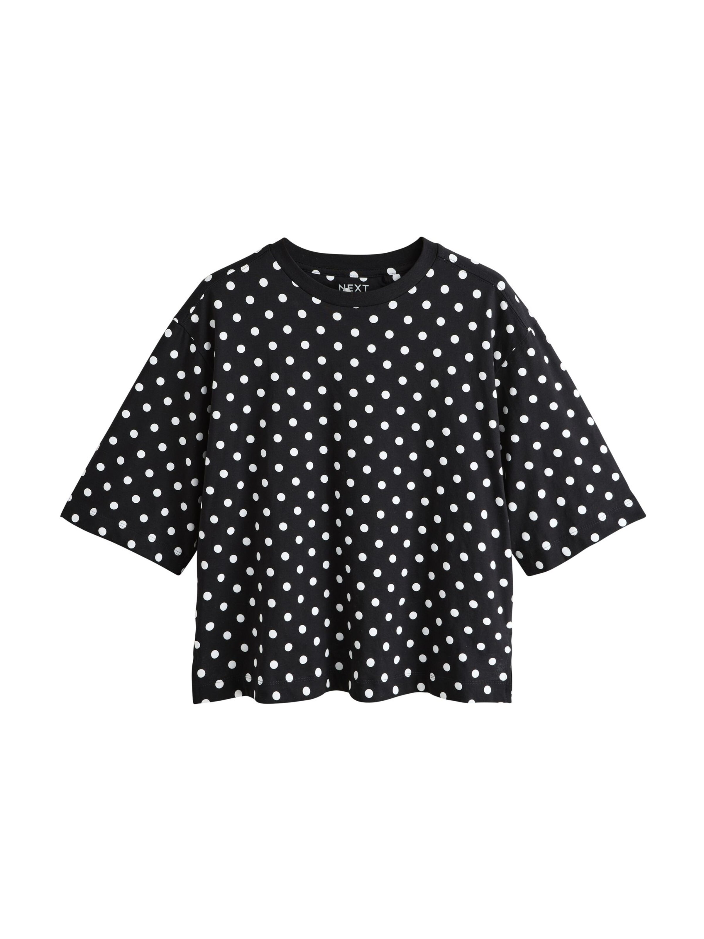 Next Shirt in Black: front