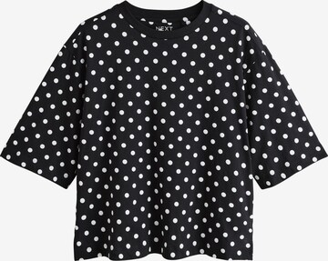 Next Shirt in Black: front