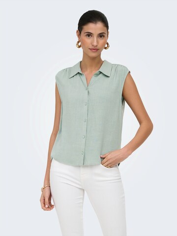 ONLY Blusentop 'ONLSIESTA' in Grün: Vorderseite