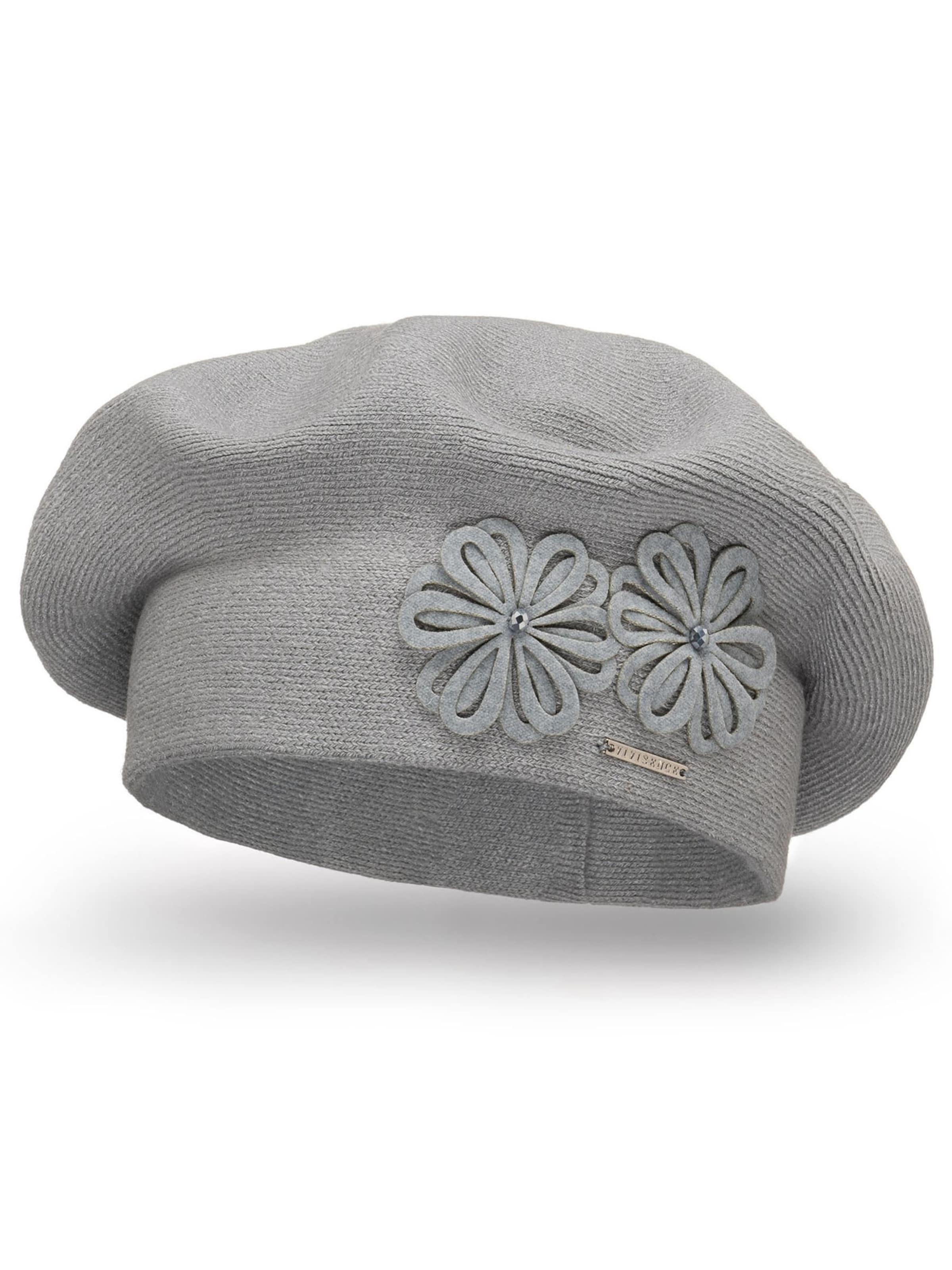 Vivisence Beanie '7007' in Grey: front
