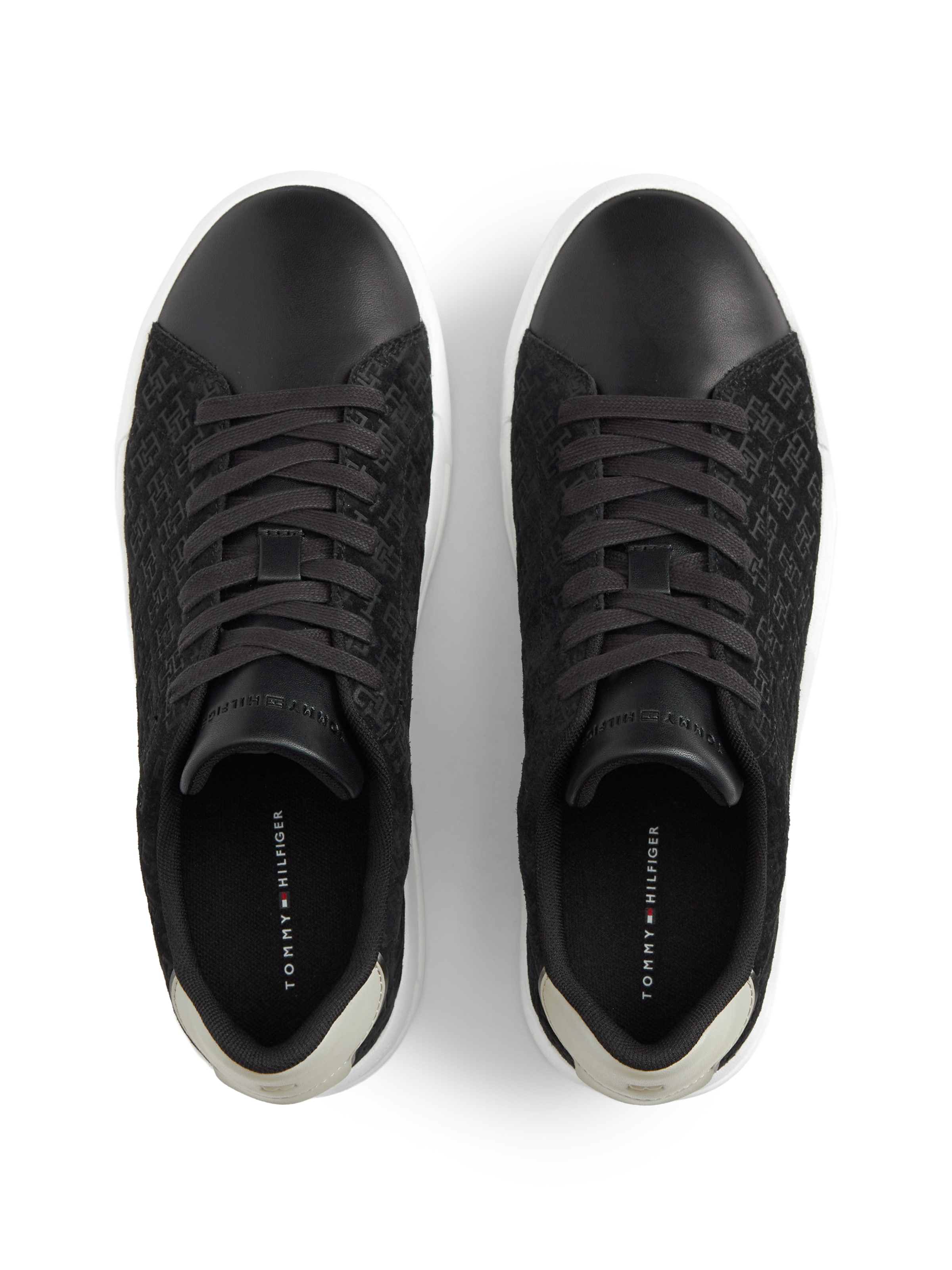 TOMMY HILFIGER Platform trainers 'Court' in Black