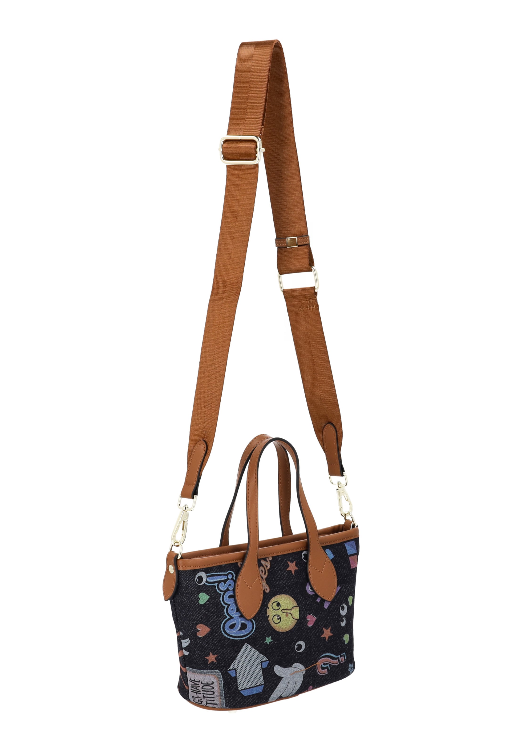 MYMO - Shopper 'Eye Theme' en azul