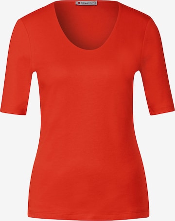 STREET ONE - Camiseta 'Palmira' en naranja: frente