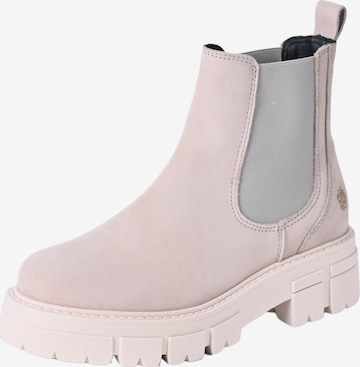 Apple of Eden Chelsea Boots 'CALIFORNIA' in Lila: predná strana