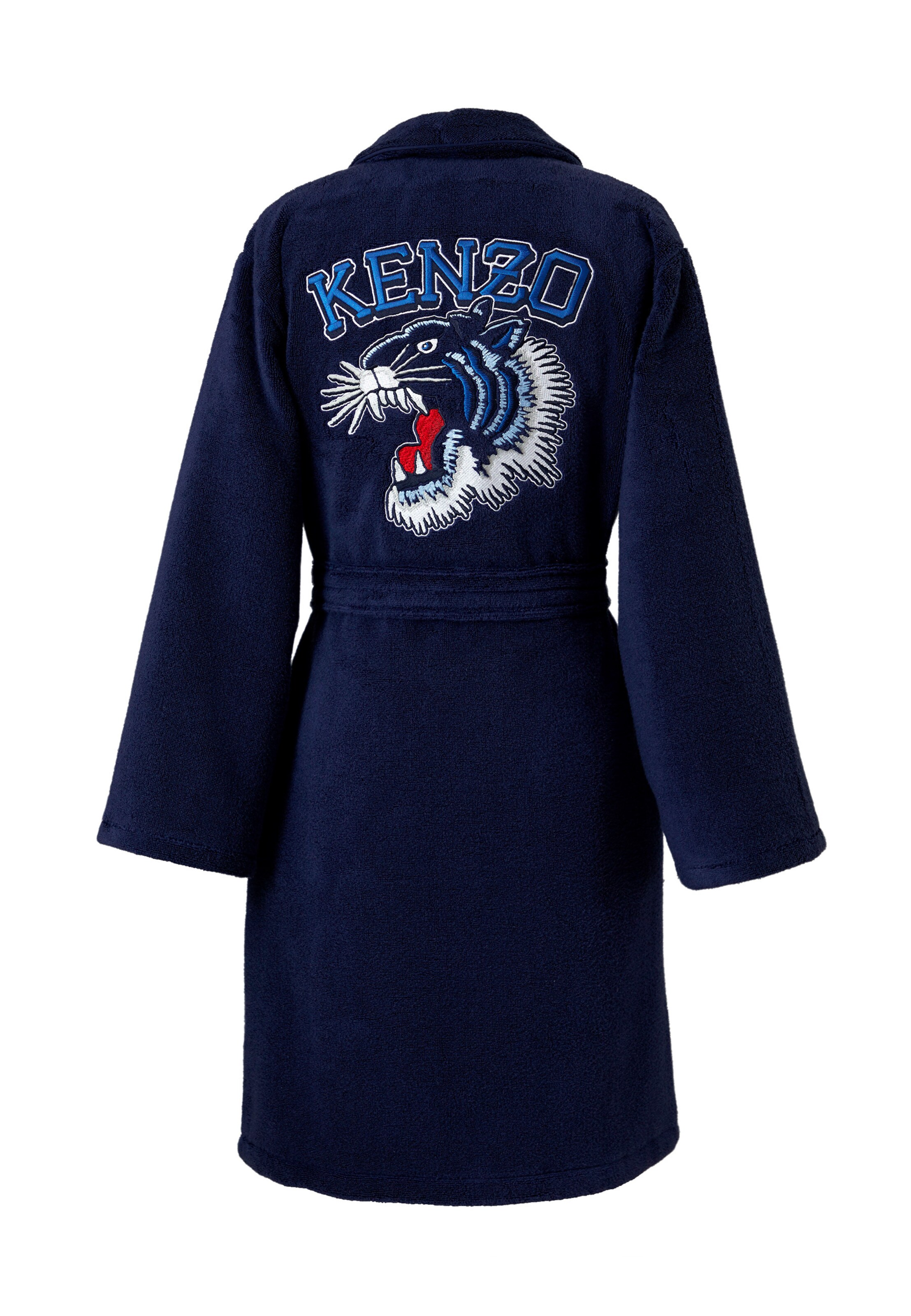 Kenzo Home Long Bathrobe in Blue