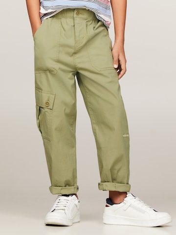 TOMMY HILFIGER Loose fit Pants in Green: front