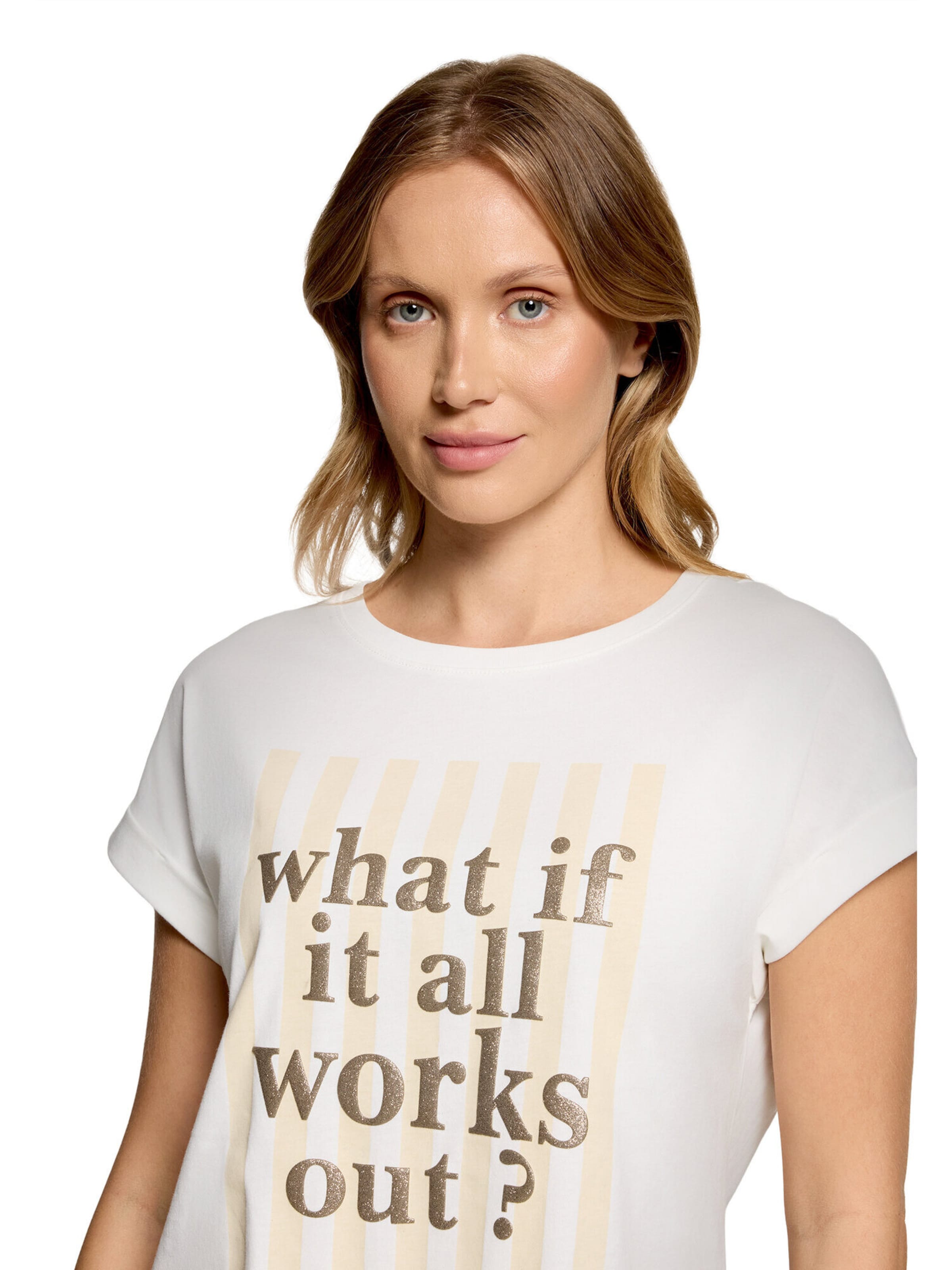 T-shirt Cartoon en blanc