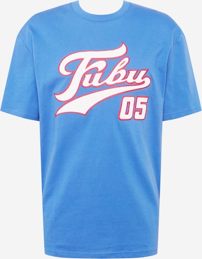 FUBU Funkcionalna majica 'Varsity' | nebeško modra / malina / bela barva, Prikaz izdelka