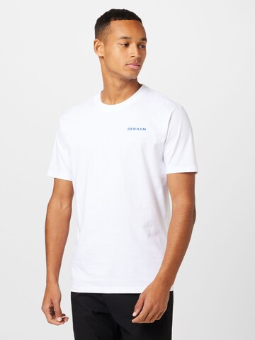 DENHAM Koszulka w kolorze biały: przód