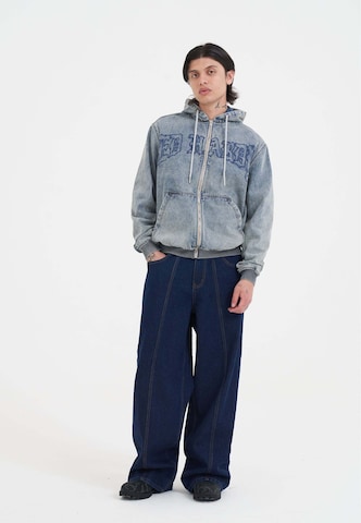 Ed Hardy Sweatjacke 'Flaming' in Blau