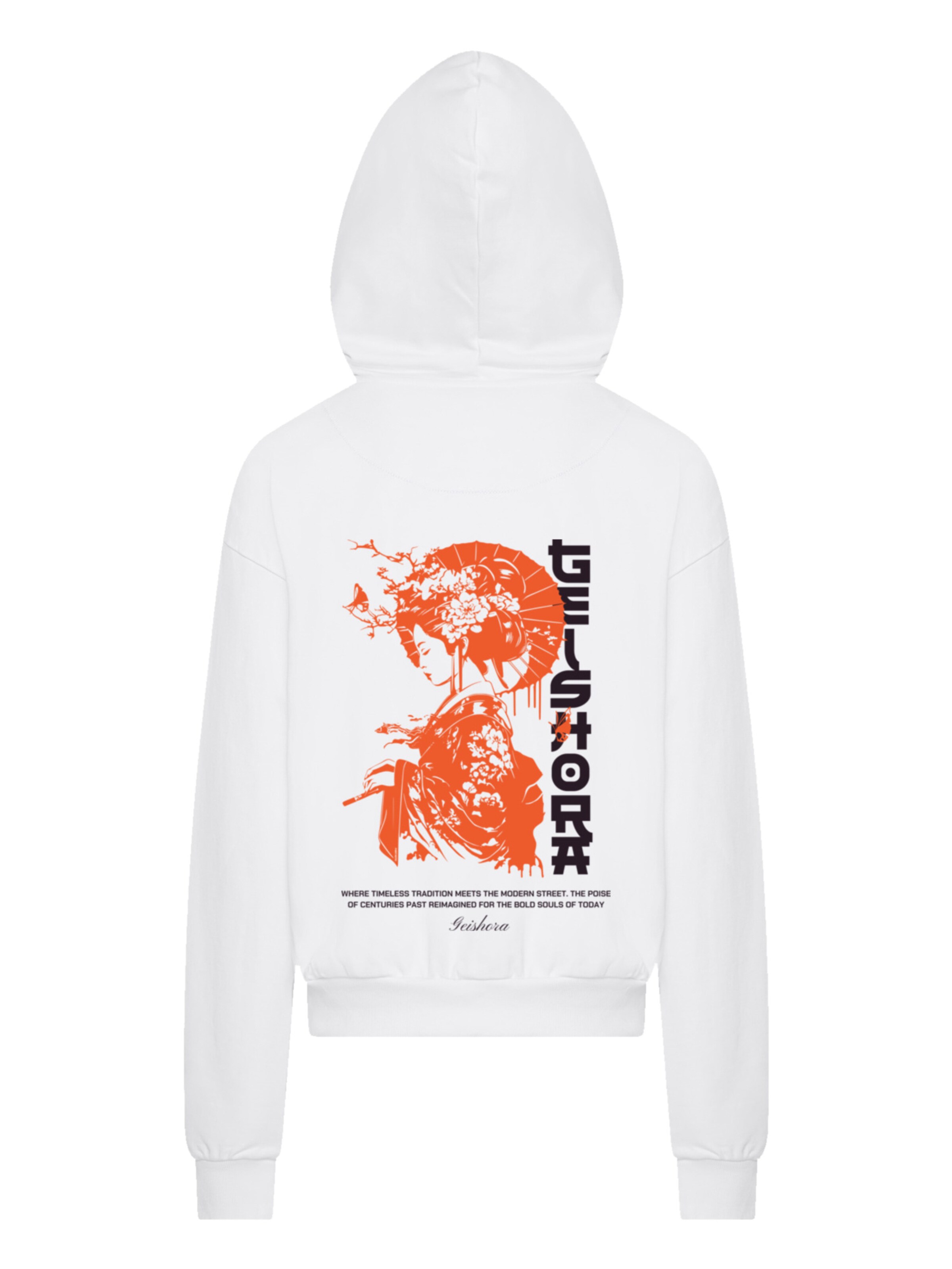 Pull-over 'Geishora Japan Streetstyle' F4NT4STIC en blanc