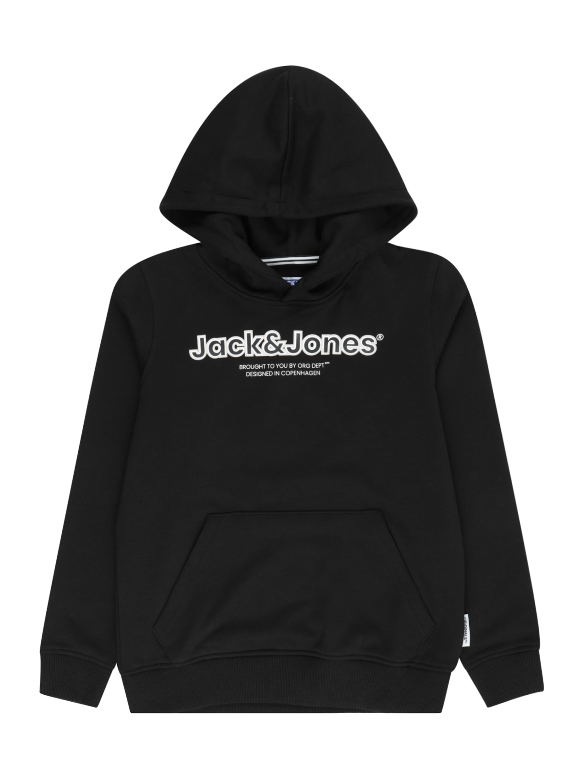 Jack & Jones Junior Sweatshirt 'JORLakewood' in Black: front