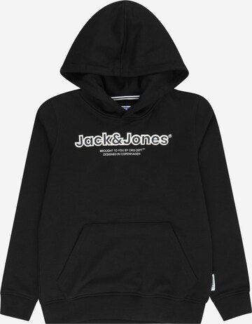 Jack & Jones Junior Mikina 'Lakewood' - Čierna: predná strana