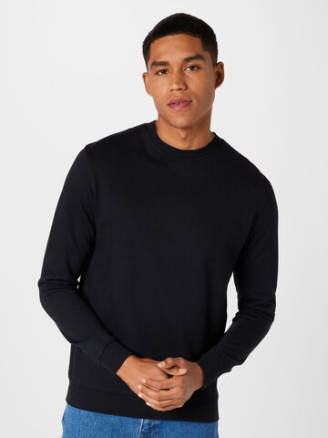 Resteröds Sweatshirt 'BAMBOO' in Schwarz: Vorderseite