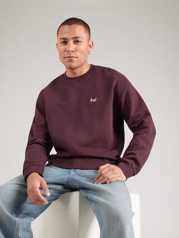 IriedailySweater majica 'Bonacycle' - crvena boja: prednji dio