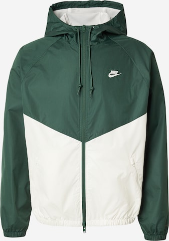 Veste mi-saison Nike Sportswear en vert : devant