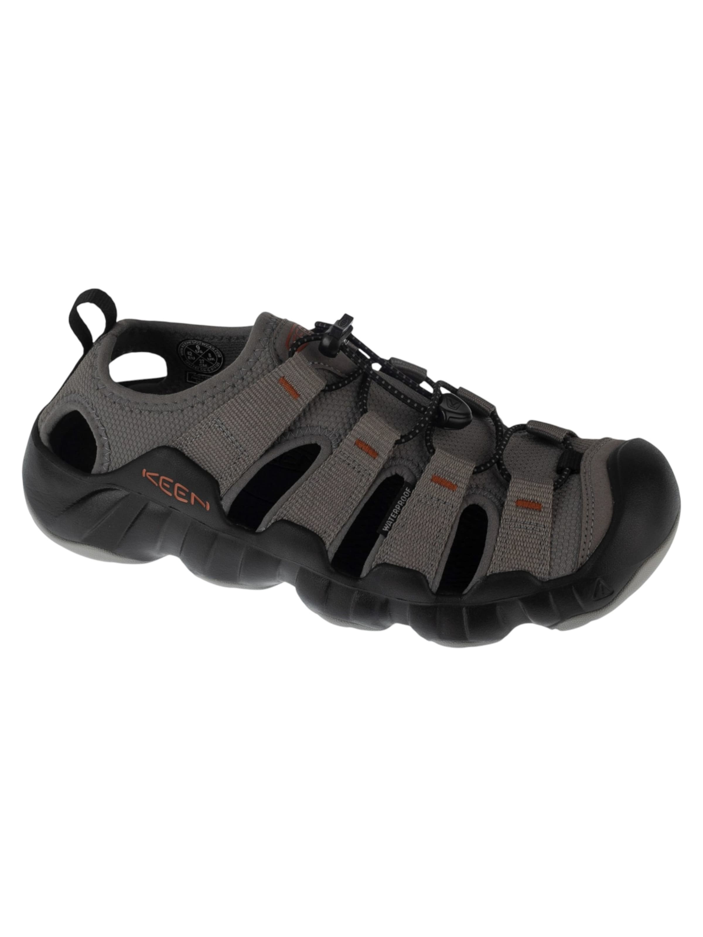 Sandalo da trekking 'Hyperport H2' di KEEN in grigio: frontale