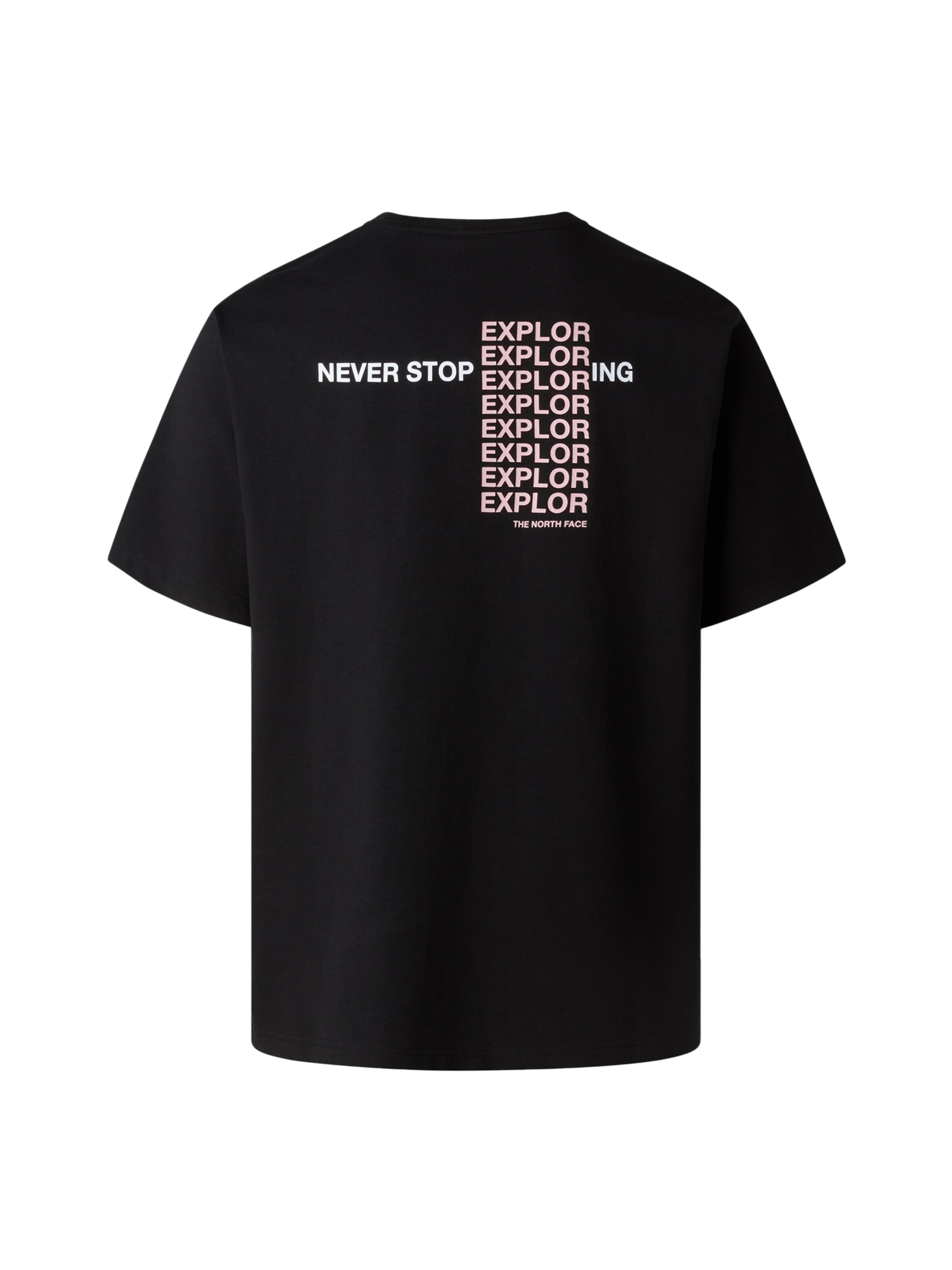 T-Shirt 'Never Stop Exploring Repeat' THE NORTH FACE en noir