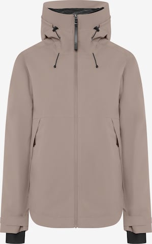 Didriksons Outdoorjacke 'JENNIE' in Braun: Vorderseite