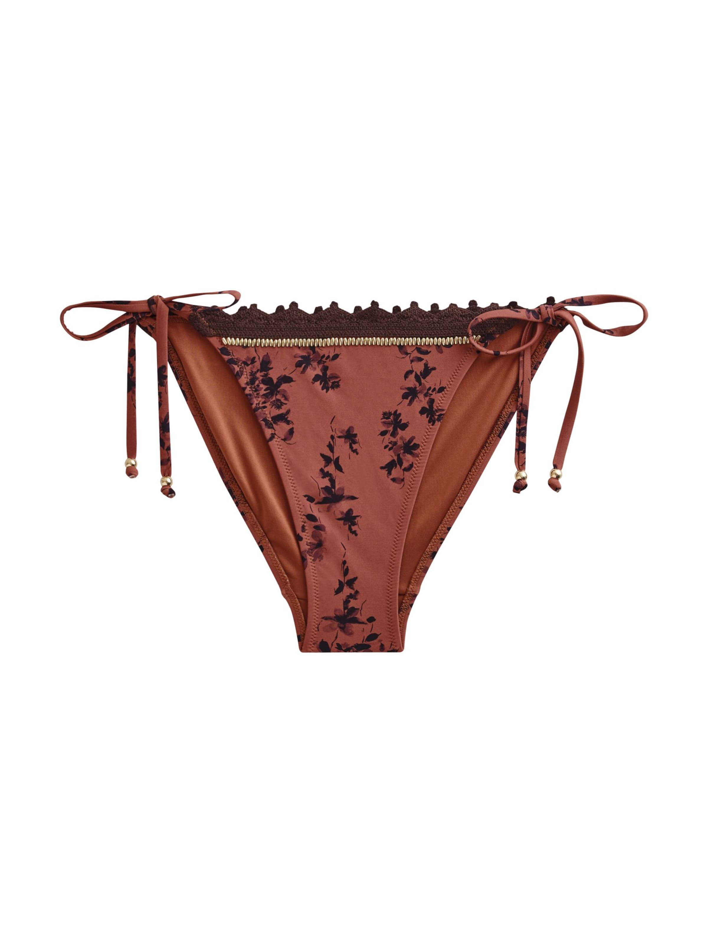 Next Bikinihousut värissä ruskea: etupuoli