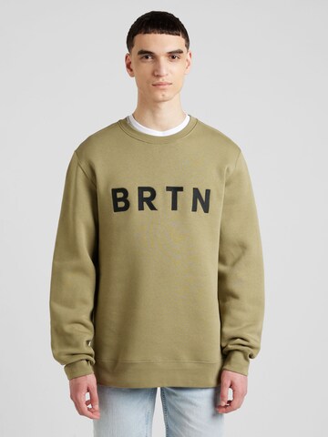 BURTON Regular Fit Sweatshirt in Grün: predná strana