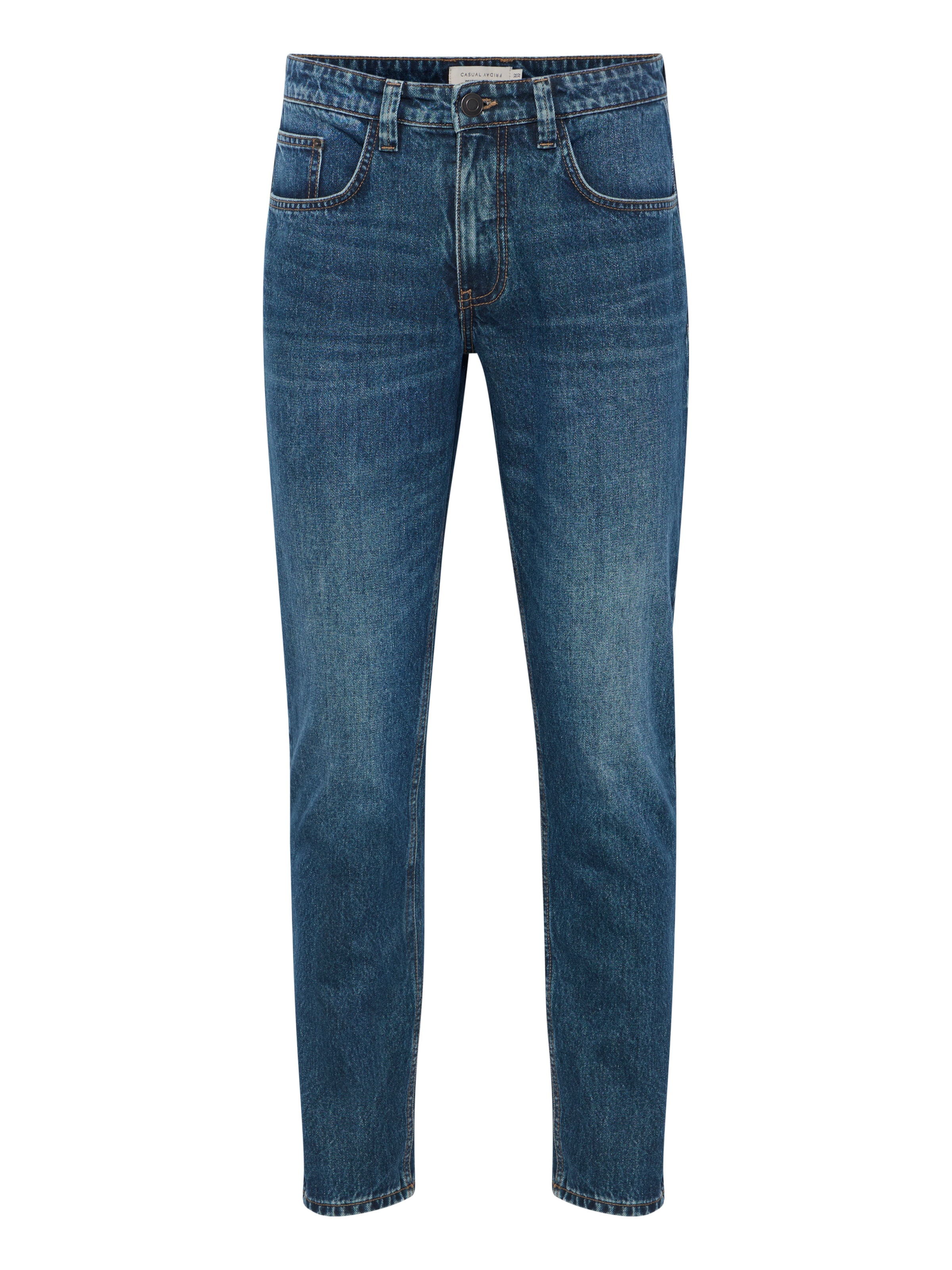 Coupe slim Jean 'CFKarup' Casual Friday en bleu : devant
