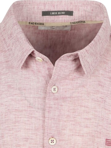 No Excess Regular fit Button Up Shirt in Pink