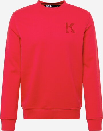 Karl Lagerfeld Bluzka sportowa w kolorze czerwony: przód