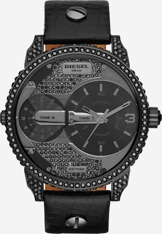 DIESEL Analog watch 'MINI DADDY' in Black: front