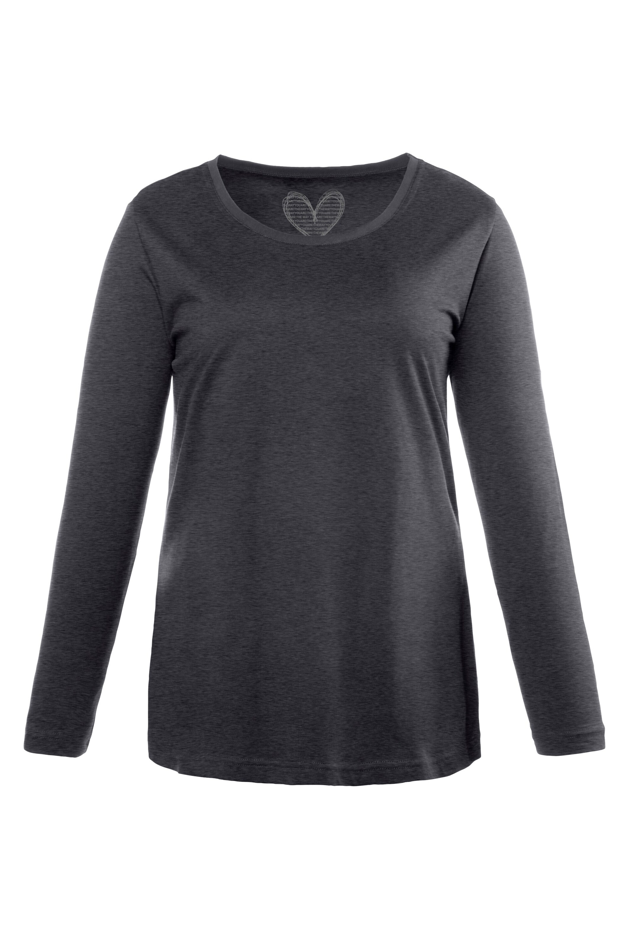 Ulla Popken Shirt in Grau: Vorderseite