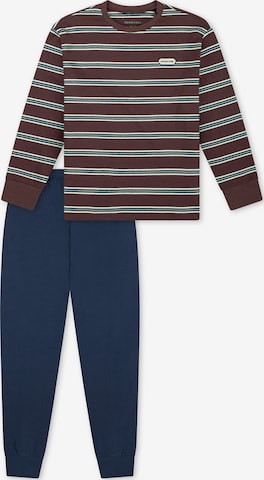Pyjama ' Nightwear ' SCHIESSER en bleu : devant