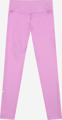 NIKE Skinny Sportbroek 'ONE' in Roze