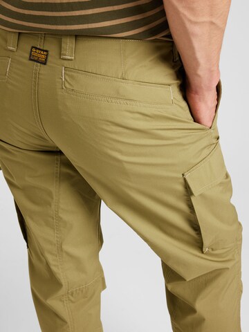 Regular Pantalon cargo G-Star RAW en vert