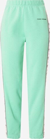 Chiara Ferragni Regular Pants in Green: front