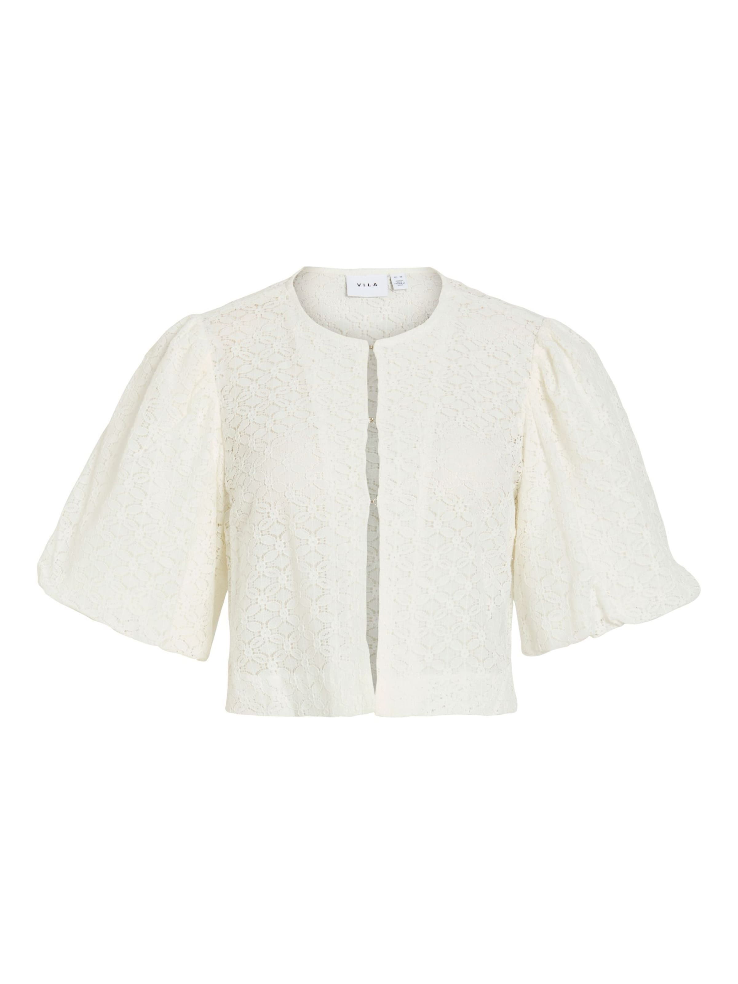 VILA Bolero in Wit: voorkant