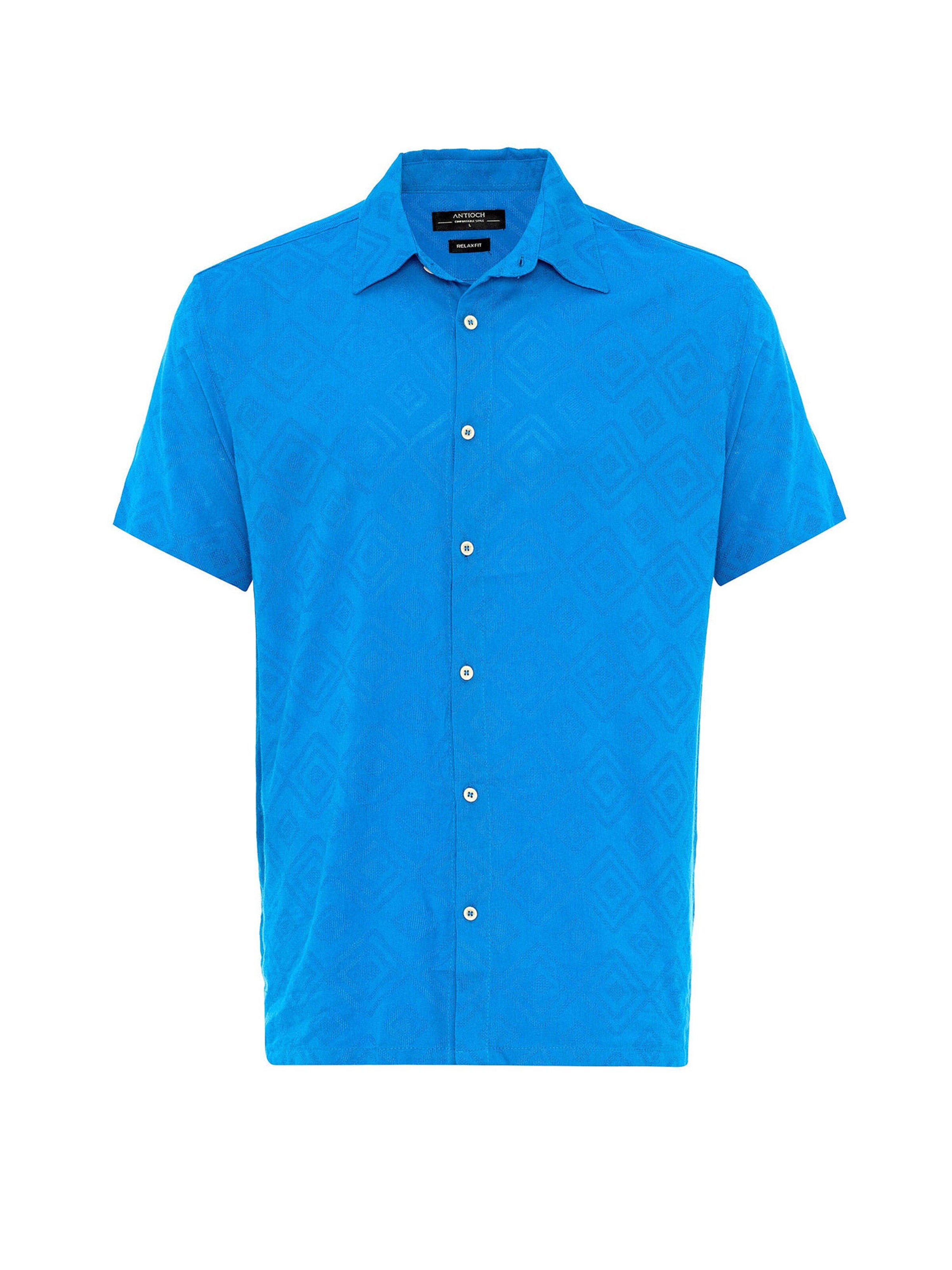 Antioch Средняя посадка Рубашка в Синий: спереди