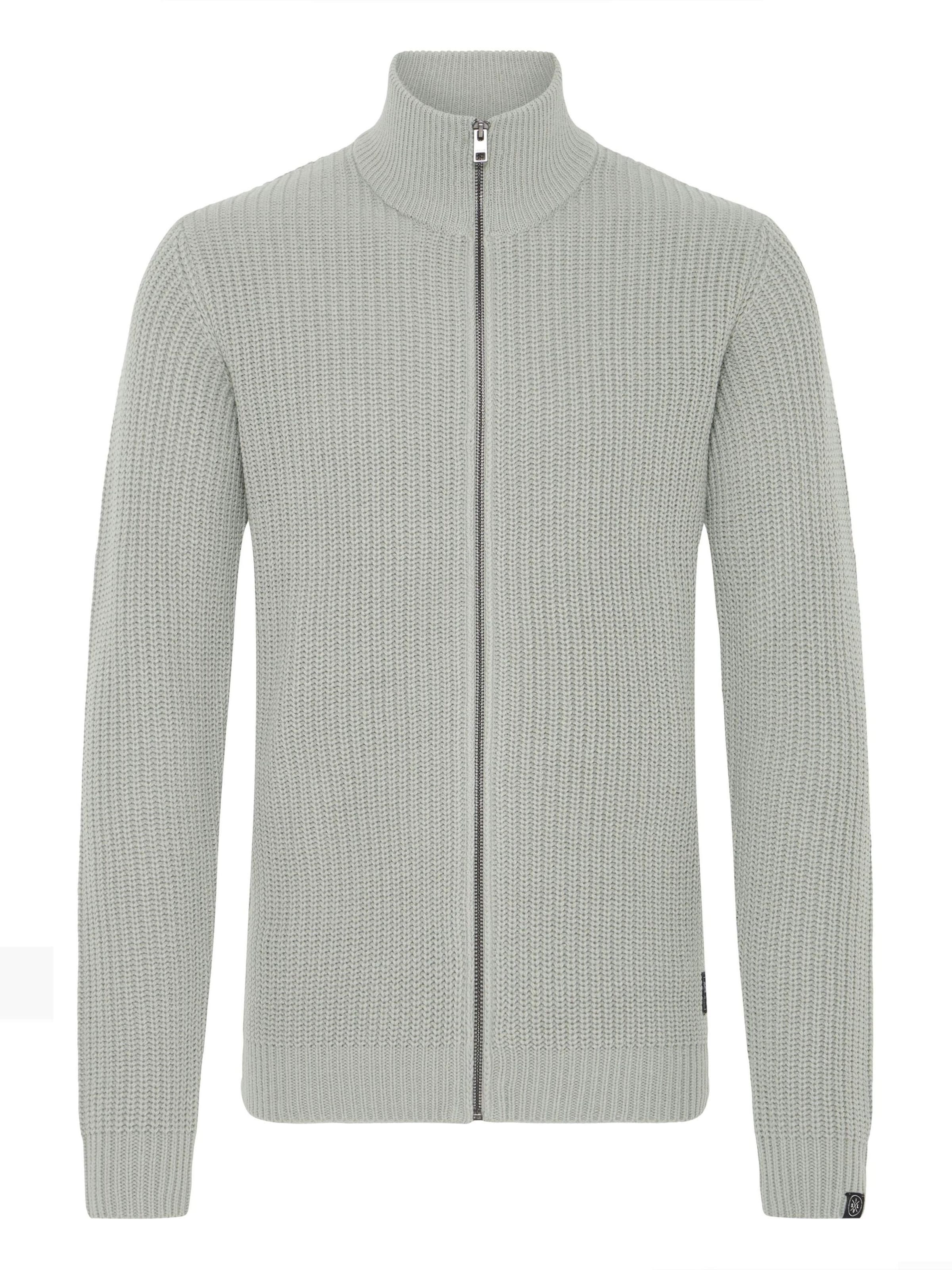 !Solid - Cárdigan 'Arno' en gris: frente