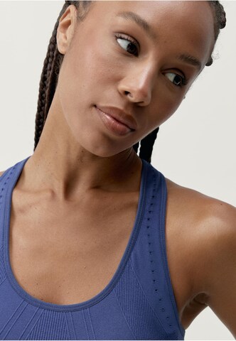 Born Living Yoga Bustier Sporttop 'Zina' in Blau