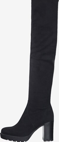 TAMARIS Over the Knee Boots in Black