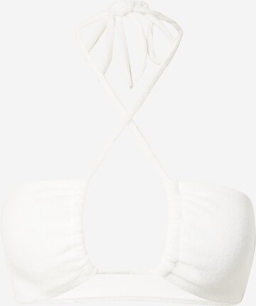 LeGer by Lena Gercke Bandeau Bikinitop 'Elora' in Wit: voorkant