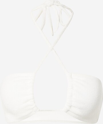 LeGer by Lena Gercke - Bandeau Top de bikini 'Elora' en blanco: frente