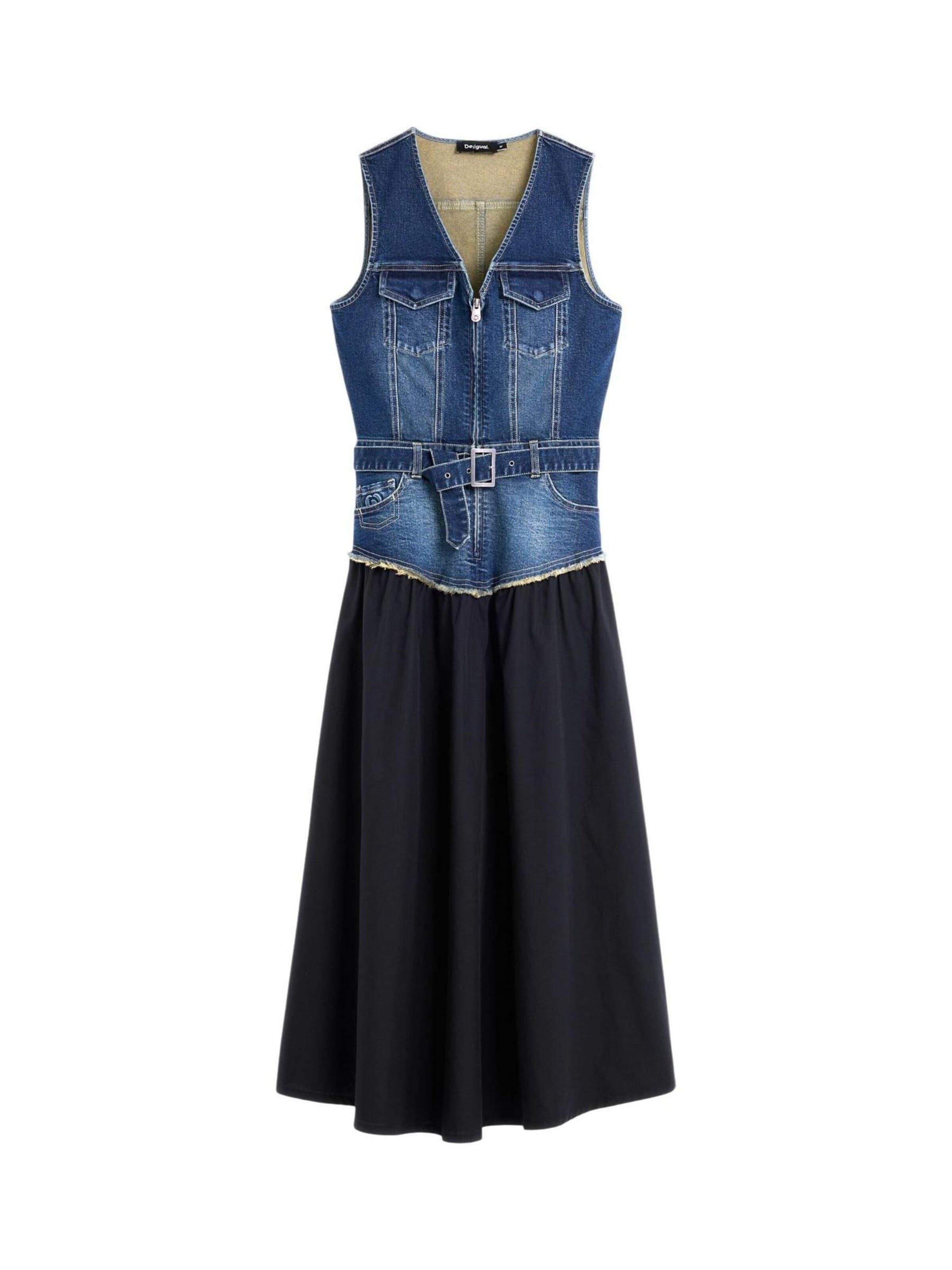 Desigual Kleid 'VEST_GIGI 26WWVD03' in Blau: Vorderseite
