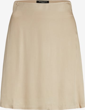 BRUUNS BAZAAR - Falda 'Joane' en beige: frente