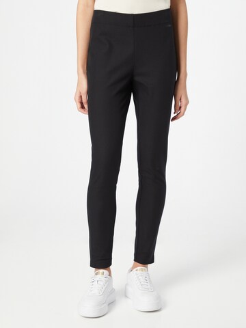 Calvin Klein Slimfit Kalhoty – černá: přední strana